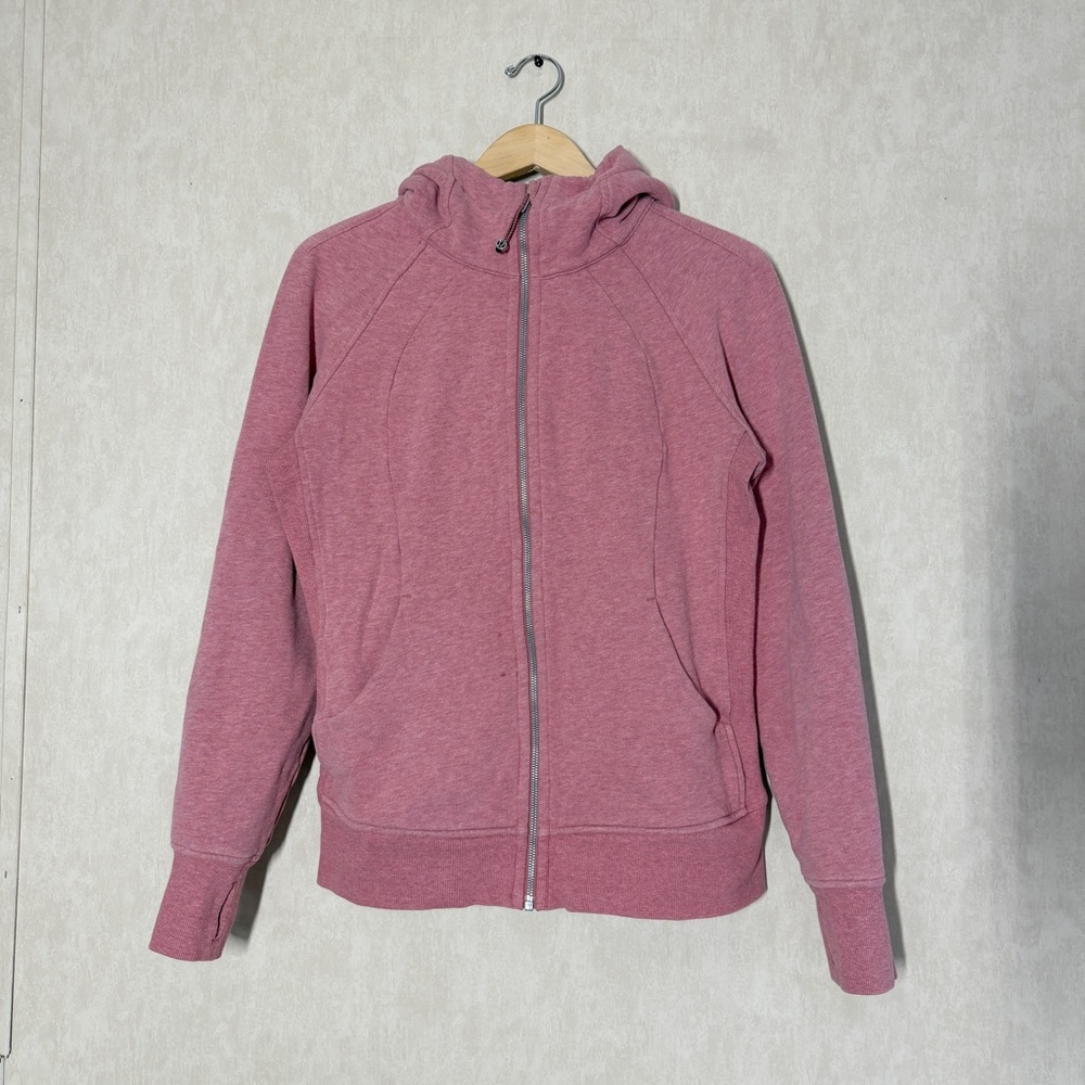 Lululemon Women’s Scuba Full-Zip Hoodie Sweatshirt in Heathered Velvet Dust 12 - Picture 2 of 11
